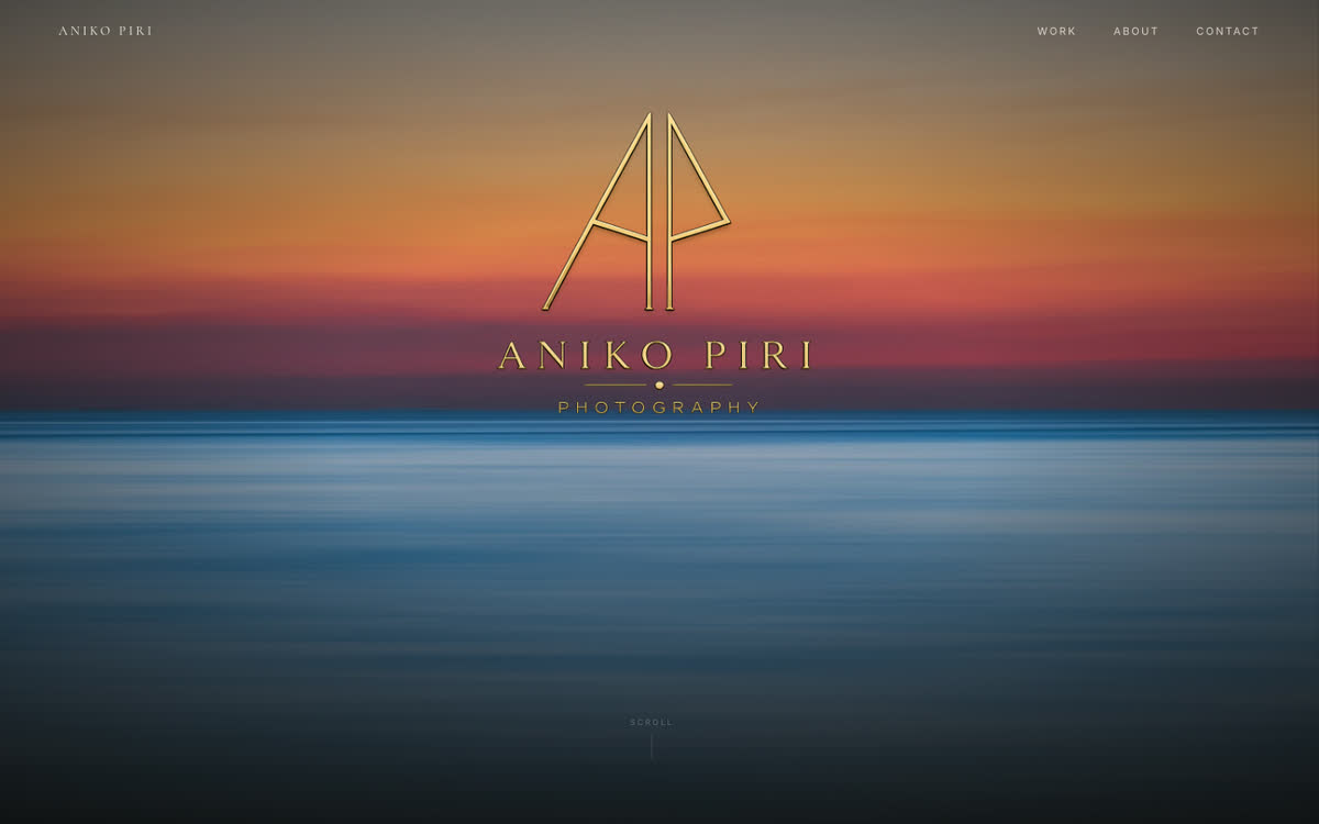 Screenshot of Aniko Piri Photography
